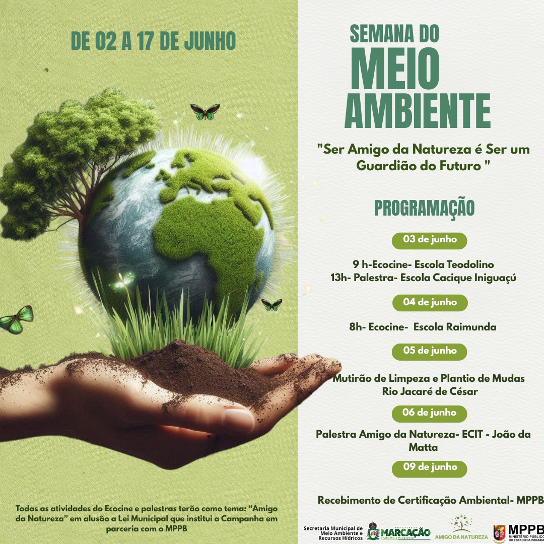 SECRETARIA DE MEIO AMBIENTE REALIZA SEMANA DO MEIO AMBIENTE 2025.