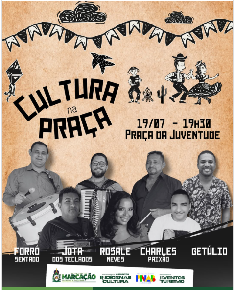 Prefeitura de Marcação promove mais uma edição do “Cultura na Praça”